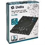 Плита настольная электрическая DELTA D-300N черный, 2 кВт, индукция, конфорки - 1, стеклокерамика, сенсор, фото4