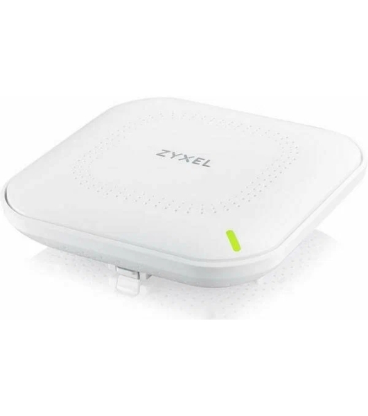 Точка доступа Zyxel NebulaFlex NWA90AX PRO, WiFi 6, 802.11a/b/g/n/ac/ax (2,4 и 5 ГГц), MU-MIMO, антенны 3x3, до 575+2400 Мбит/с, 1xLAN 2.5GE, PoE, защита от 4G/5G, БП в комплекте
