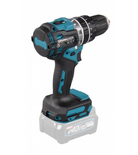 Дрель-шуруповерт Makita HP002GZ, 40 В, 0 Ач, 64 Нм, бесщеточный, ударный