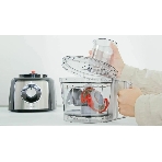 Кухонный комбайн Bosch MCM3501M 800 Вт, Скорости: 2, Блендер 1 л, Чаша 2.3 л, черный/серебристый, фото4