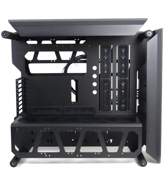 Корпус без блока питания Raijintek ENYO, Full-Tower, TG, no fans, 4xUSB-A 3.0, SSI-EEB, E-ATX, ATX, mATX, mITX Black