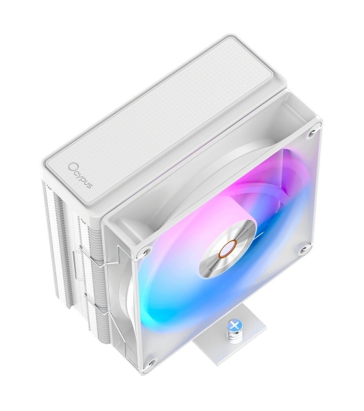 Кулер для процессора Cooler Ocypus Delta A40 WH ARGb белый 120мм алюминий+медь 2000rpm 29db 4-pin 220W 156мм