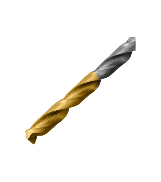 Набор сверл по металлу Denzel 1-10 мм, Р6М5-TiN, Golden Tip, 19 шт