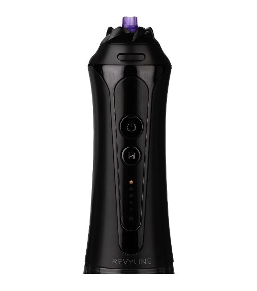 Ирригатор Revyline RL 450 чёрный, от аккумулятора, 300 мл, 5 режимов