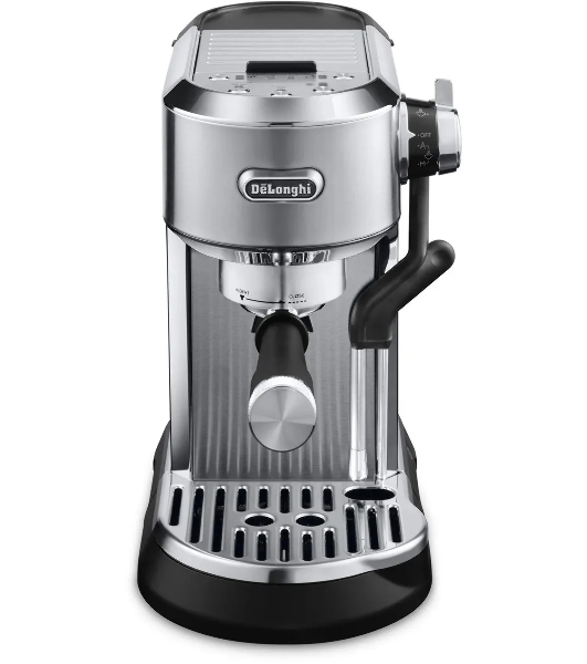 Кофеварка рожковая DeLonghi EC950.M (0132106249) серебристый, исп. кофе - молотый/чалды, 1.6 л, 1450 Вт, 15 бар