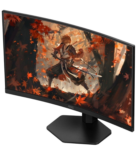 Монитор 27' AOC C27G4ZXU VA 1920x1080, 280 Гц, 1 мс, 16:9, 300 кд/м², 3000:1, 1500R, 2xHDMI, 1xDP, изогнутый 1500R, черный