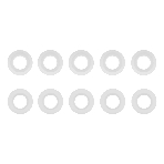 Кольцо газовой линзы Denzel для TIG горелки тип 26, 10 шт, фото2