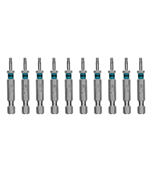 Бита Gross Torx 10х50 мм, сталь S2, шестигр., 10 шт.