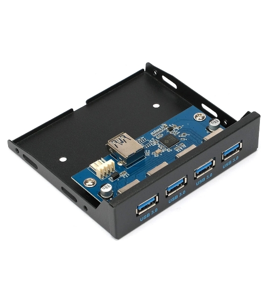 Планка USB 3.0 на переднюю панель 3.5' Gembird FP3.5-USB3-4A, USB, 4xUSB-A 3.0