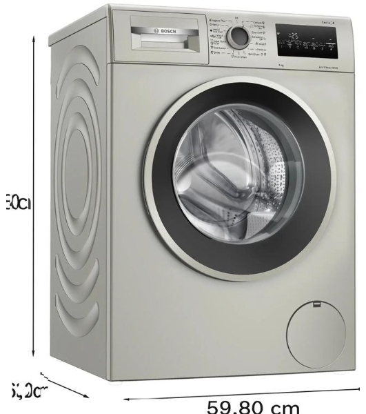 Стиральная машина Bosch WAN2821XME серебристый, загрузка фронтальная 8 кг, 1400 об/мин, класс A