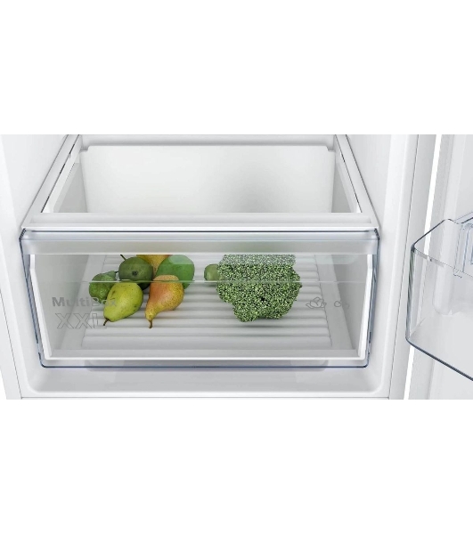 Встраиваемый холодильник Bosch Serie 2 KIV87NSE0 белый, 2-хкамерн., 200/70 л., морозилка снизу, капельное размораживание