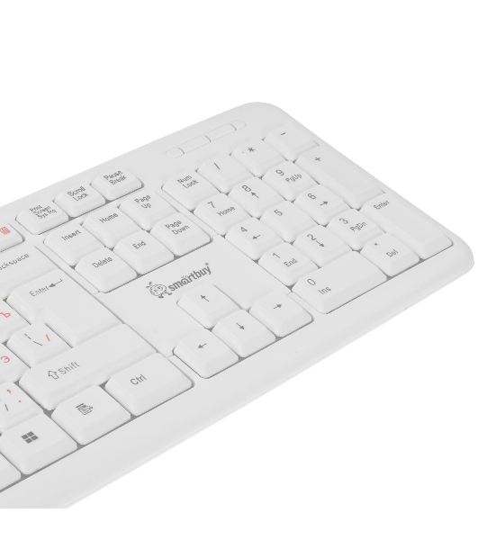 Клавиатура проводная Smartbuy (SBK-210U-W) ONE 210 USB белая