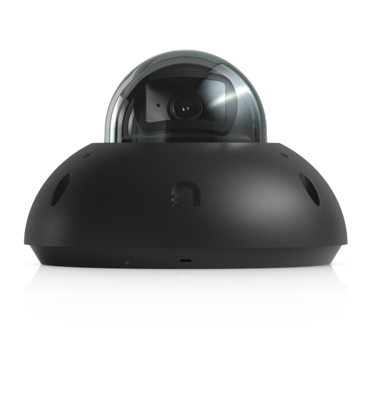 Купольная камера 4K PoE Ubiquiti UniFi Protect Camera G6 Dome Black с ночным видением, интеллектуальным распознаванием и прочным антивандальным корпусом.