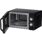 Микроволновая печь Haier HMB-MM208BA черный/серебристый, 20 л, 800 Вт, переключатели - поворотный механизм, фото2