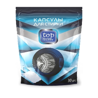 Капсулы для стирки, 30 шт. не содержит фосфатов и отдушек, удаляет даже сильные загрязнения, хорошо выполаскивается. Подходит для белого и цветного белья из всех типов ткани, кроме шерсти и шелка. Специально разработан для стирки при температуре 30-90 °С во всех типах стиральных машин и вручную. Безопасен для септиков.