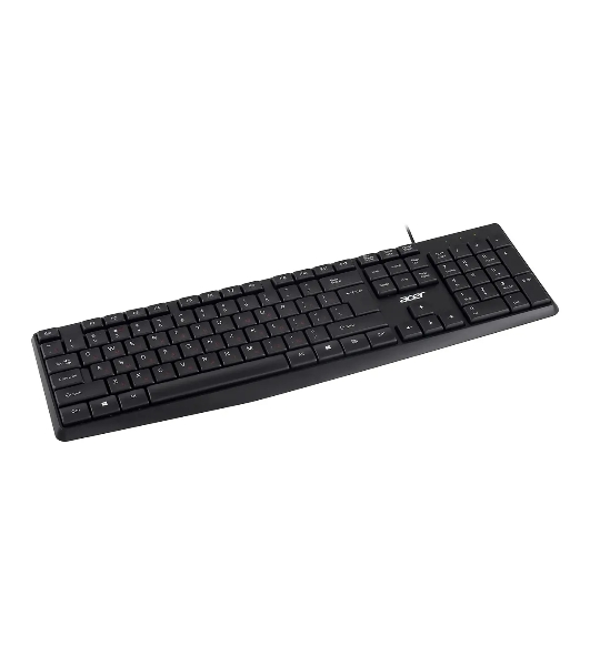 Клавиатура проводная Acer OKW121 (ZL.KBDEE.00B), USB, черный