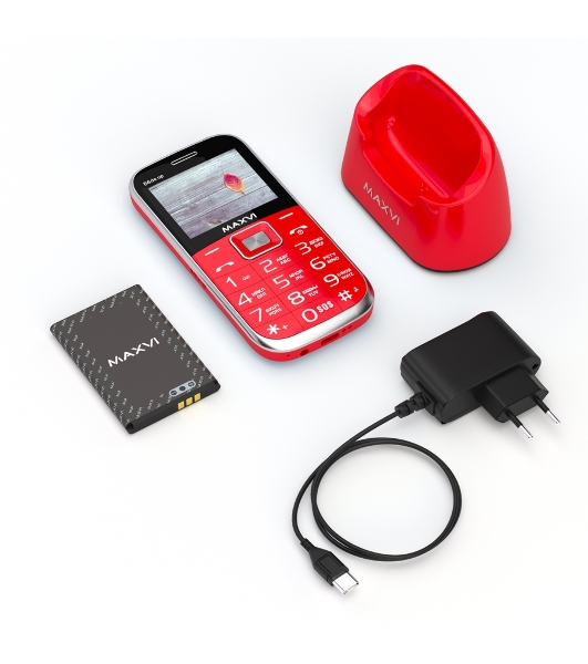Мобильный телефон Maxvi B6ds up красный