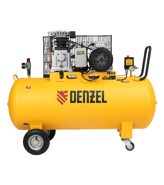 Компрессор воздушный Denzel BCI3000-T/200 рем. привод, 3,0 кВт, 200 л, 530 л/мин