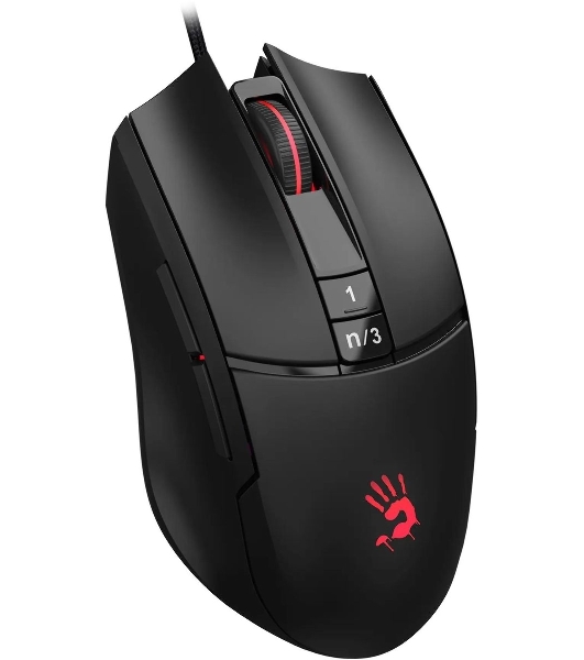Мышь проводная A4Tech Bloody L65 Max черный, 12000 dpi, USB, кнопки - 7