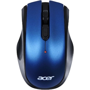 Мышь беспроводная Acer OMR031 черный/синий, 1600 dpi, радиоканал, USB, кнопки - 4