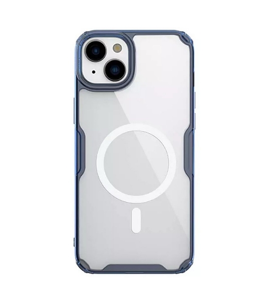 Чехол Nature TPU Pro Magnetic Case, синий, (AP IP15 Plus)