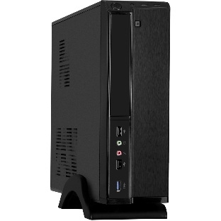 Компьютерный корпус Desktop ExeGate MI-207U-400W-8 (miniITX/mATX, БП M400 с вент. 8см, 1*USB+1*USB 3.0, аудио, черный)