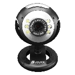 Веб-камера OKLICK OK-C8825 640x480, 30 кадр/с, USB Type-A, микрофон, черный/белый, фото 1