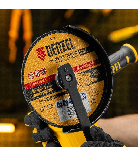 Круг отрезной по металлу Denzel WA46TBF 180 х 2,0 х 22,2 мм