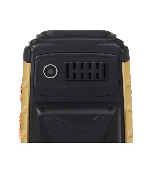Мобильный телефон BQ 2430 Tank Power черный/золотистый