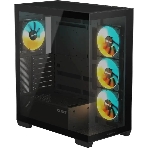 Компьютерный корпус Gigabyte Gb-C500P ST черный без БП ATX 3x120мм 6x140мм 2xUSB 3.0 1xUSB3.1 audio bott PSU, фото2