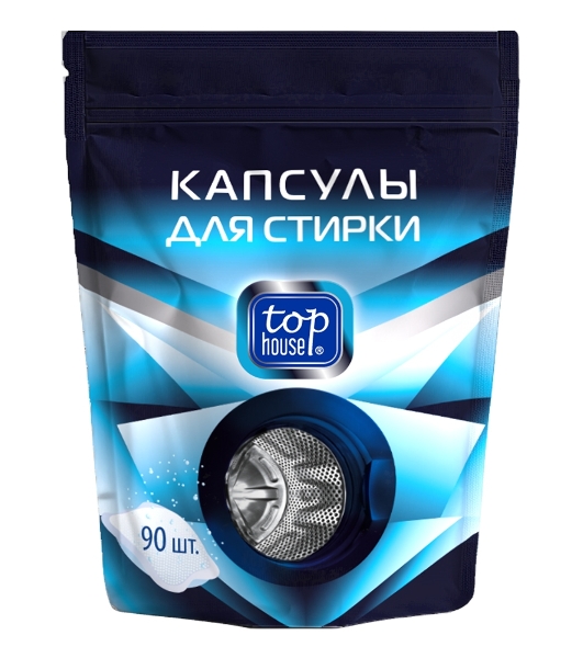 Капсулы для стирки, 90 шт. не содержит фосфатов и отдушек, удаляет даже сильные загрязнения, хорошо выполаскивается. Подходит для белого и цветного белья из всех типов ткани, кроме шерсти и шелка. Специально разработан для стирки при температуре 30-90 °С во всех типах стиральных машин и вручную. Безопасен для септиков.