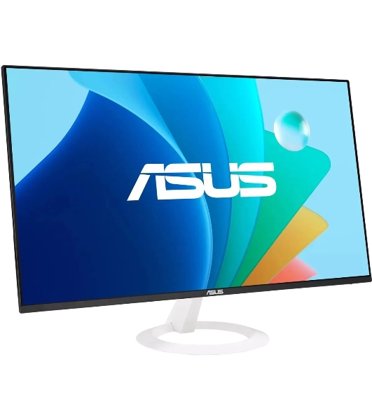 Монитор 23.8' ASUS VZ24EHF-W IPS 1920x1080, 100 Гц, 1 мс, 16:9, 250 кд/м2, 1xHDMI, черный/белый