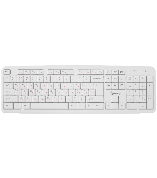 Клавиатура проводная Smartbuy (SBK-210U-W) ONE 210 USB белая