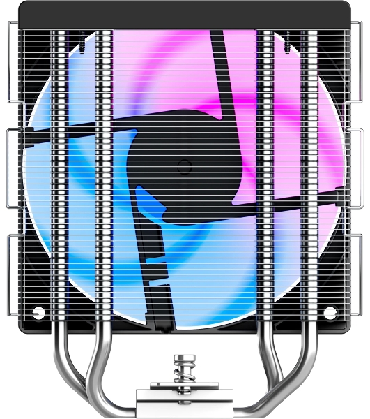 Кулер для процессора ID-COOLING SE-214-XT V2 LGA1851/1700/1200/115X/AM5/AM4 (16шт/кор, TDP 200W, PWM, 4 тепл.трубки прямого контакта, FAN 120мм, Random Spectrum Lighting) RET