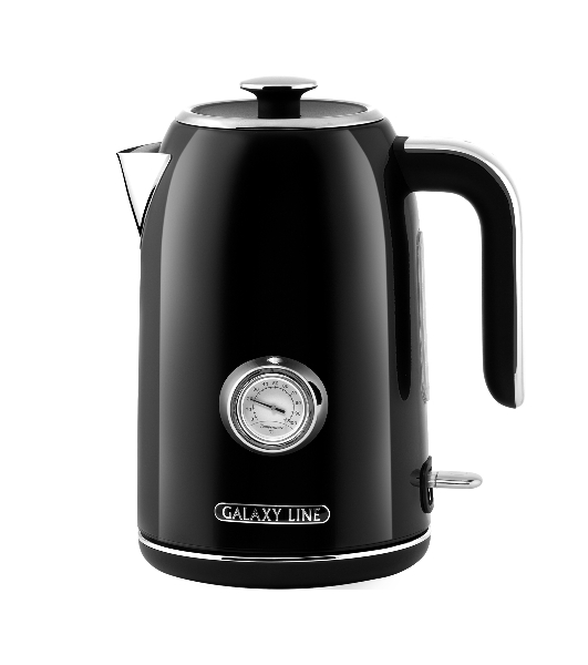 Чайник электрический Galaxy Line GL 0350, магия черного, металл, 2200 Вт, 1.7 л