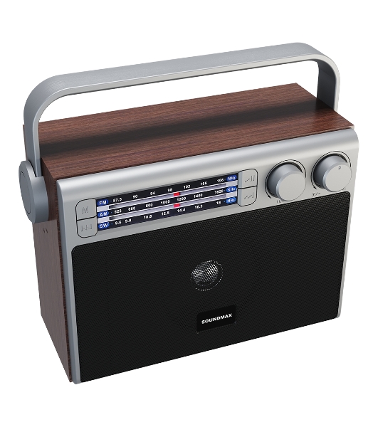 Радиоприемник SOUNDMAX SM-RD2122UB(темное дерево)