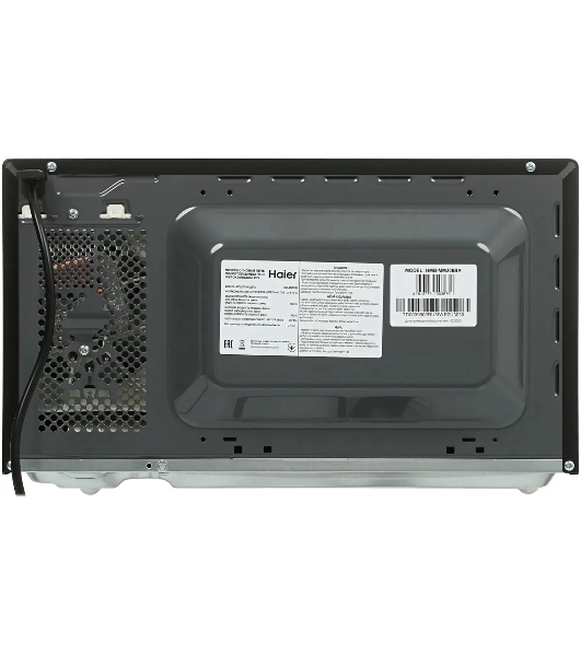Микроволновая печь Haier HMB-MM208BA черный/серебристый, 20 л, 800 Вт, переключатели - поворотный механизм
