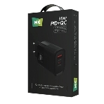 Сетевое зарядное устройство MORE CHOICE NC82 1USB+1Type-C 3.0A PD 35W+QC3.0 для Type-C Type-C черный, фото4