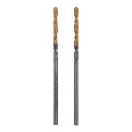 Сверло спиральное по металлу Denzel 2 x 49мм, Р6М5, Golden Tip, 2 шт., фото 1