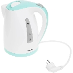 Электрочайник Blackton Bt KT1702P белый/зеленый, 1.7 л, 2200 Вт, скрытый нагревательный элемент, фото 1