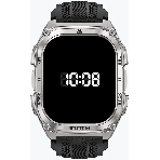 Умные часы KOSPET Tank M4, 1.96' AMOLED, Bluetooth 5.3, GPS, 10 ATM, IP69K, серебристый, фото3