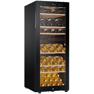 Винный шкаф Haier FWC77GDAE1 черный, 190 л, 2 отсека, 77 бут., класс A
