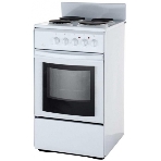 Плита электрическая Flama AE 1402 W белый, конфорок 4 шт, духовка 50 л, 50 см x 85 см x 60 см, фото 1