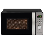 Микроволновая печь Hyundai HYM-D2074 черный/серебристый, 20 л, 700 Вт, переключатели - кнопки, поворотный механизм, фото 1
