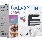Миксер электрический Galaxy Line GL 2223, серый, ручной, 400 Вт, 5 скоростей, 2 насадки-венчика, фото2