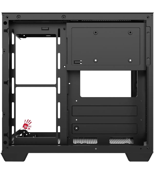 Компьютерный корпус Bloody CC-121 черный без БП mATX 7x120мм 1xUSB 2.0 1xUSB 3.0 audio