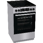 Плита электрическая Gorenje GEC5C41SG серый, конфорок 4 электрических, духовка 70 л, 50 см x 85 см x 59.4 см (без крышки), фото 1