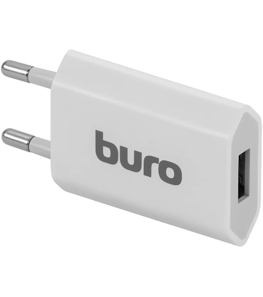 Сетевое зарядное устройство Buro TJ-164w 1A универсальное белый