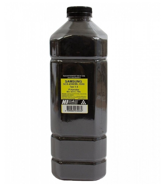 Тонер Hi-Black для Samsung SCX-4100/ML-1510, Polyester, Тип 1.9, Bk, 700 г, канистра