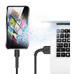 Кабель Defender F181, USB 2.0 (AM) - microUSB 2.0 (BM), 1 м, 2.4А, нейлоновая оплетка, черный, фото2